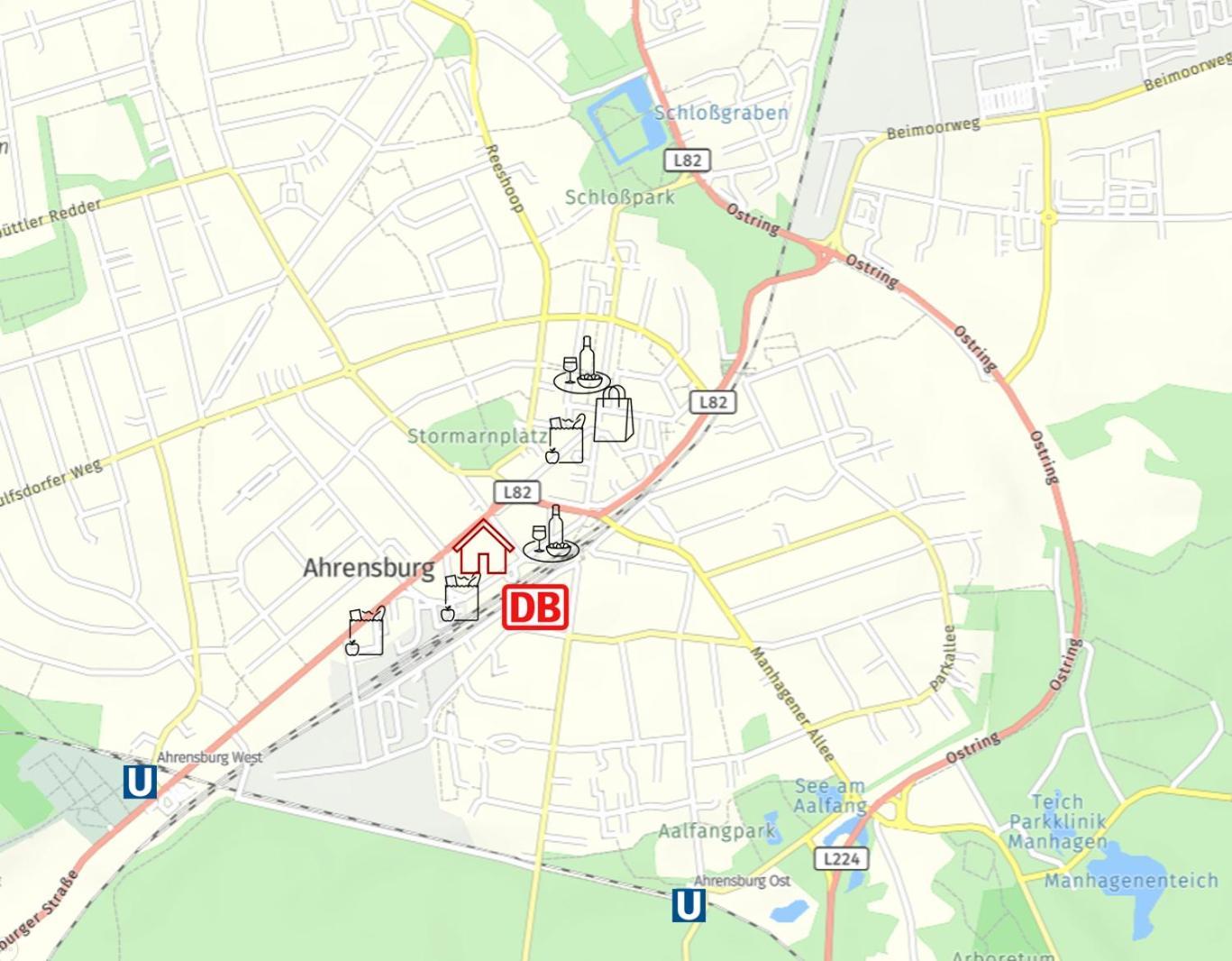 Have-A-Nice-Stay - Nahe Bahnhof - 20 Minuten Nach Hamburg - Trotzdem Ruhig Gelegen - 6 Minuten Zu Fuss Ins Zentrum Ahrensburg - Modern Eingerichtet Esterno foto