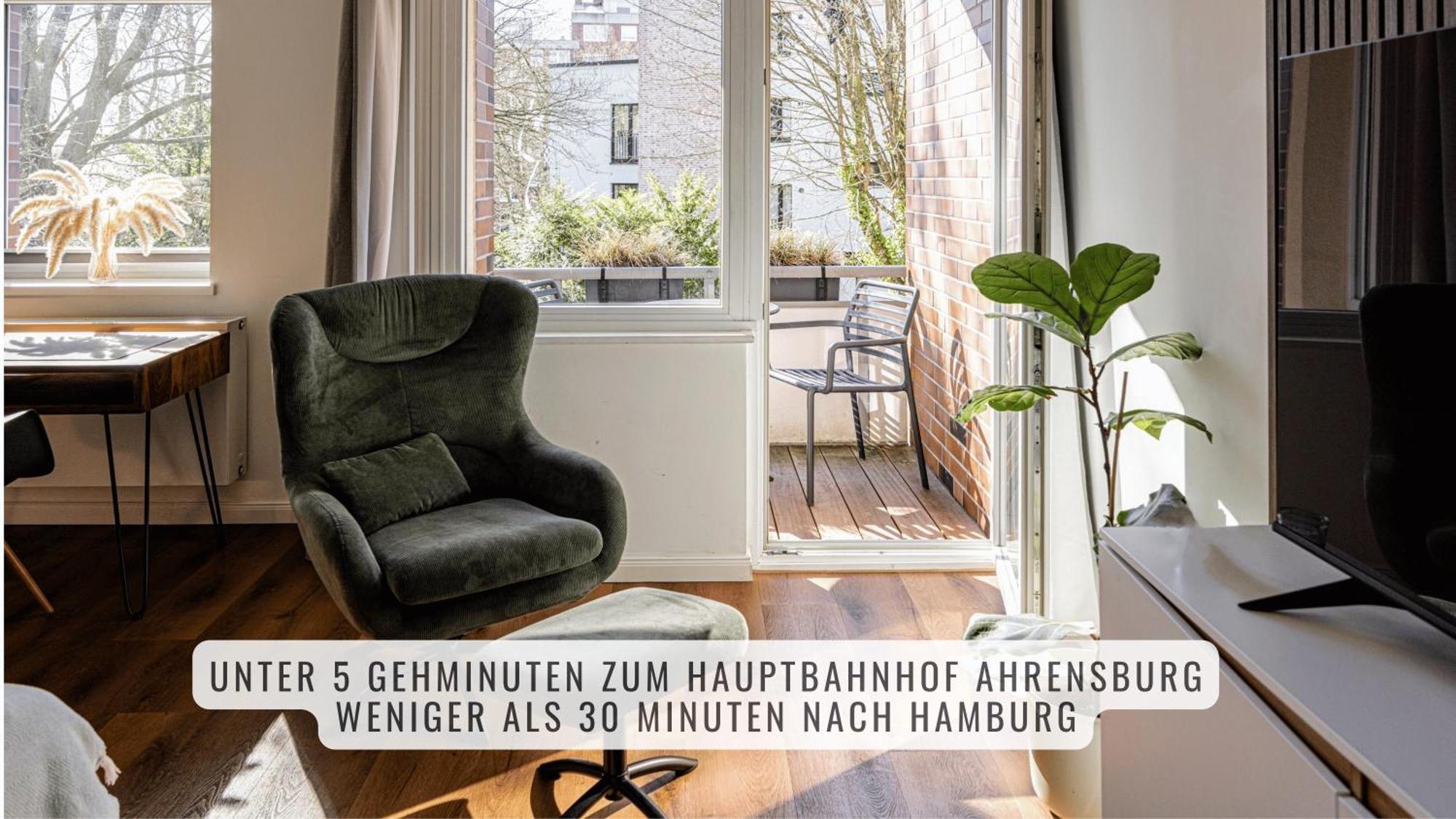 Have-A-Nice-Stay - Nahe Bahnhof - 20 Minuten Nach Hamburg - Trotzdem Ruhig Gelegen - 6 Minuten Zu Fuss Ins Zentrum Ahrensburg - Modern Eingerichtet Esterno foto